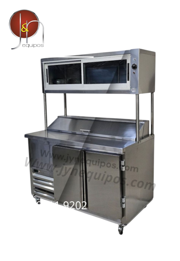 Mesa de preparación con mantenedor de calor MP-140MC