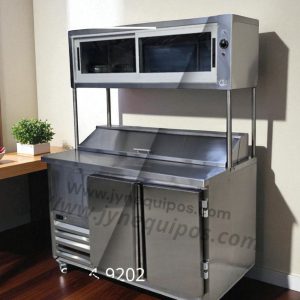 Mesas de trabajo con mantenedor de calor