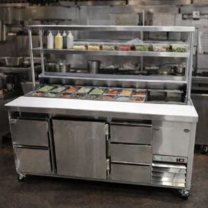 Mesa refrigerada de Preparación y almacenamiento en frío